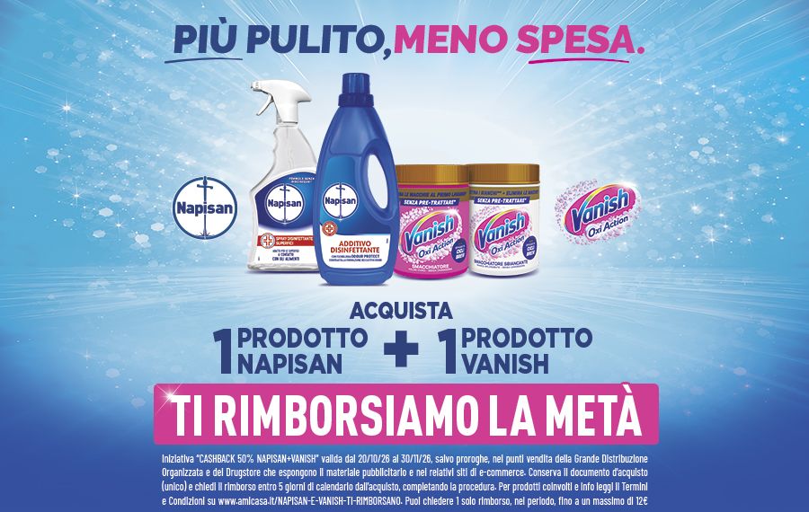 Cashback Napisan+Vanish